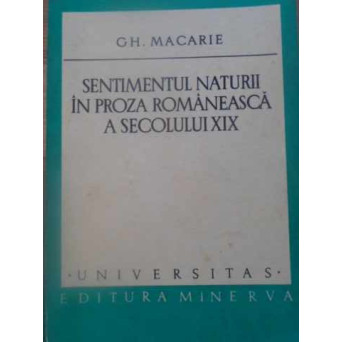 SENTIMENTUL NATURII IN PROZA ROMANEASCA A SECOLULUI XIX