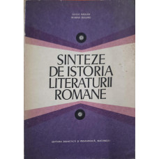 SINTEZE DE ISTORIA LITERATURII ROMANE
