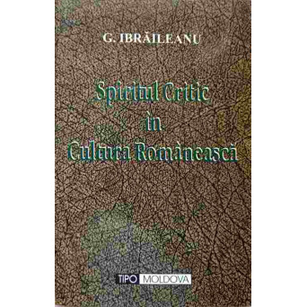 SPIRITUL CRITIC IN CULTURA ROMANEASCA