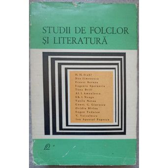 STUDII DE FOLCLOR SI LITERATURA