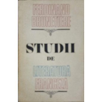 STUDII DE LITERATURA FRANCEZA