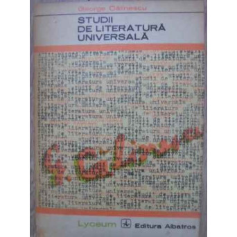 STUDII DE LITERATURA UNIVERSALA