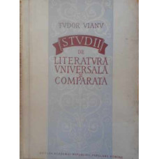 STUDII DE LITERATURA UNIVERSALA SI COMPARATA