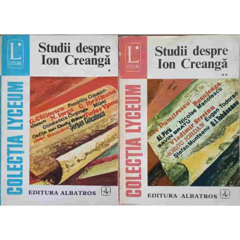 STUDII DESPRE ION CREANGA VOL.1-2