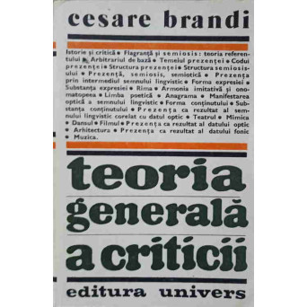 TEORIA GENERALA A CRITICII