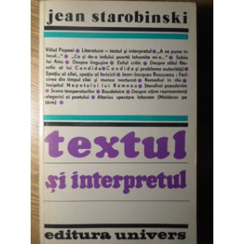 TEXTUL SI INTERPRETUL