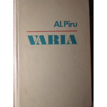 VARIA. STUDII SI OBSERVATII CRITICE VOL.2