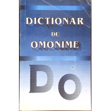DICTIONAR DE OMONIME