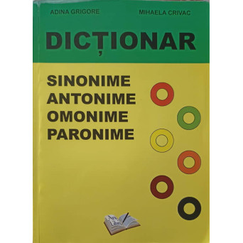 DICTIONAR: SINONIME, ANTONIME, OMONIME, PARONIME