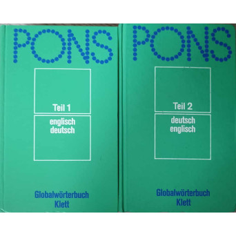 PONS GLOBALWORTERBUCH ENGLISH-DEUTSCH, DEUTSCH-ENGLISH VOL.1-2