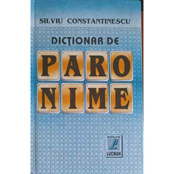 DICTIONAR DE PARONIME