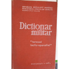 DICTIONAR MILITAR. TERMENI TACTIC-OPERATIVI