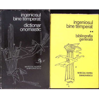 INGENIOSUL BINE TEMPERAT DICTIONAR ONOMASTIC, BIBLIOGRAFIA GENERALA VOL.1-2