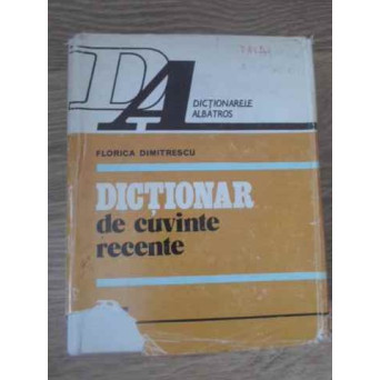DICTIONAR DE CUVINTE RECENTE