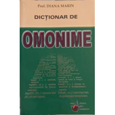 DICTIONAR DE OMONIME