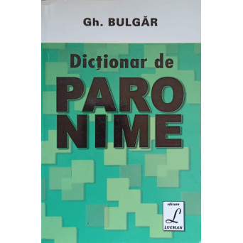 DICTIONAR DE PARONIME
