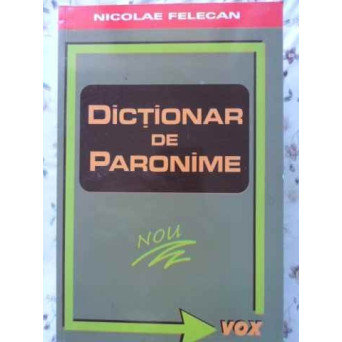 DICTIONAR DE PARONIME