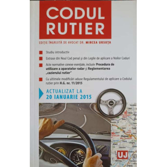 CODUL RUTIER, ACTUALIZAT LA 20 IANUARIE 2015