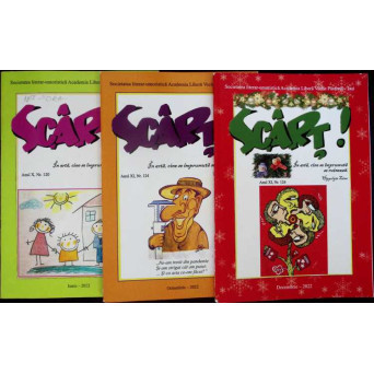REVISTA DE UMOR SCART 2022 - ANUL XI IUNIE, OCTOMBRIE, DECEMBRIE (3 REVISTE)