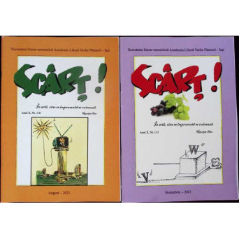 REVISTA DE UMOR SCART 2021 - ANUL X NR.11 - AUGUST, NR.113 - NOIEMBRIE (2 REVISTE)