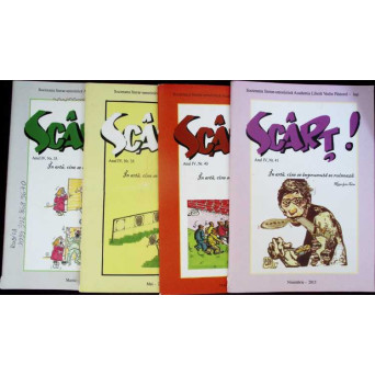 REVISTA DE UMOR SCART 2015 - ANUL IV NR. 33, 35, 40, 41 (4 REVISTE)