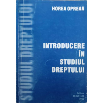 INTRODUCERE IN STUDIUL DREPTULUI