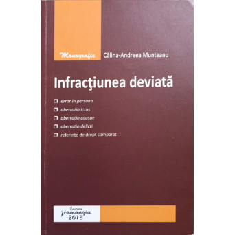 INFRACTIUNEA DEVIATA