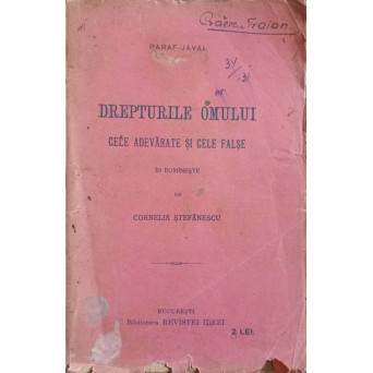 DREPTURILE OMULUI CELE ADEVARATE SI CELE FALSE