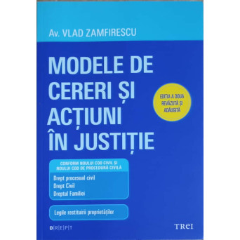 MODELE DE CERERI SI ACTIUNI IN JUSTITIE