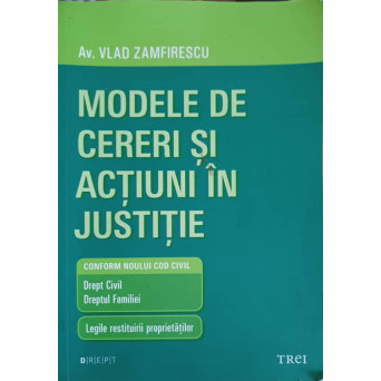 MODELE DE CERERI SI ACTIUNI IN JUSTITIE