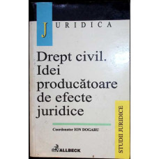 DREPT CIVIL. IDEI PRODUCATOARE DE EFECTE JURIDICE