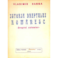 ISTORIA DREPTULUI ROMANESC. DREPTUL CUTUMIAR