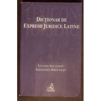 DICTIONAR DE EXPRESII JURIDICE LATINE