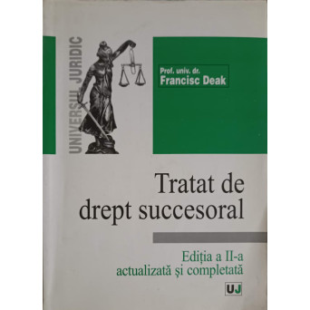 TRATAT DE DREPT SUCCESORAL