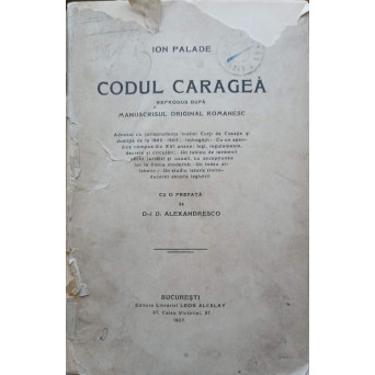 CODUL CARAGEA REPRODUS DUPA MANUSCRISUL ORIGINAL ROMANESC