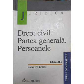DREPT CIVIL. PARTEA GENERALA. PERSOANELE