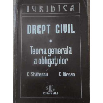 DREPT CIVIL. TEORIA GENERALA A OBLIGATIILOR