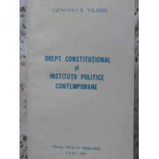 DREPT CONSTITUTIONAL SI INSTITUTII POLITICE CONTEMPORANE