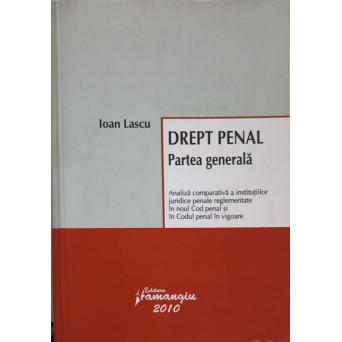 DREPT PENAL. PARTEA GENERALA