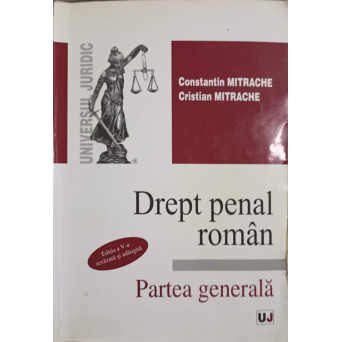 DREPT PENAL ROMAN. PARTEA GENERALA