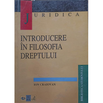 INTRODUCERE IN FILOSOFIA DREPTULUI
