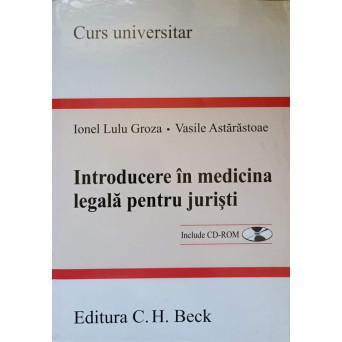 INTRODUCERE IN MEDICINA LEGALA PENTRU JURISTI (CD INCLUS)