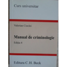MANUAL DE CRIMINOLOGIE