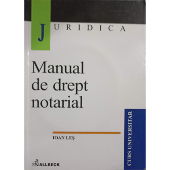 MANUAL DE DREPT NOTARIAL