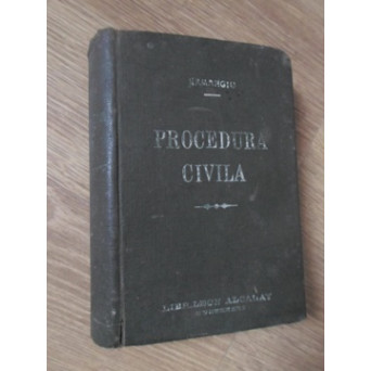 NOUL CODICE DE PROCEDURA CIVILA PROMULGATA LA 14 MARTIE 1900 PUSA IN CONCORDANTA CU VECHEA PROCEDURA CIVILA