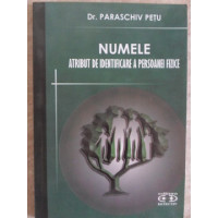 NUMELE, ATRIBUT DE IDENTIFICARE A PERSOANEI FIZICE NUMELE, ATRIBUT DE IDENTIFICARE A PERSOANEI FIZICE