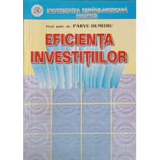 EFICIENTA INVESTITIILOR