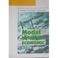 MODUL DE GANDIRE ECONOMIC. TESTE SI APLICATII MODUL DE GANDIRE ECONOMIC. TESTE SI APLICATII