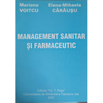MANAGEMENT SANITAR SI FARMACEUTIC