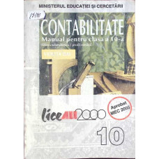 CONTABILITATE, MANUAL PENTRU CLASA A 10-A